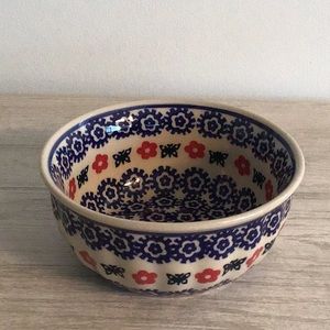 - Beautiful polish pottery soup/ cereal/ dip/ salad bowl